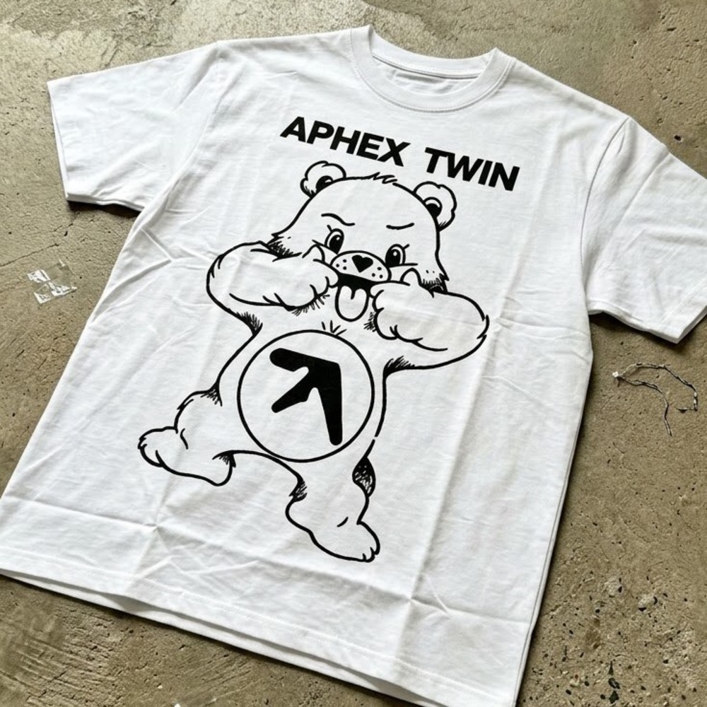 Aphex Twin Cute Bear Graphic Electronic Music T-Shirt